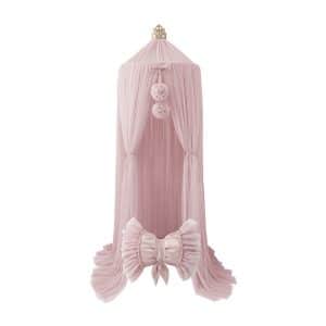 Dreamy Canopy + 1 Pom Garland + 1 Dreamy Bow Cushion Set (USA)