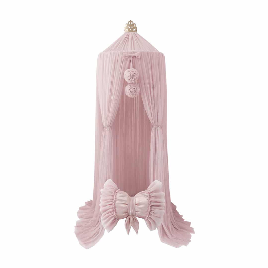 Dreamy Canopy + 1 Pom Garland + 1 Dreamy Bow Cushion Set (USA)