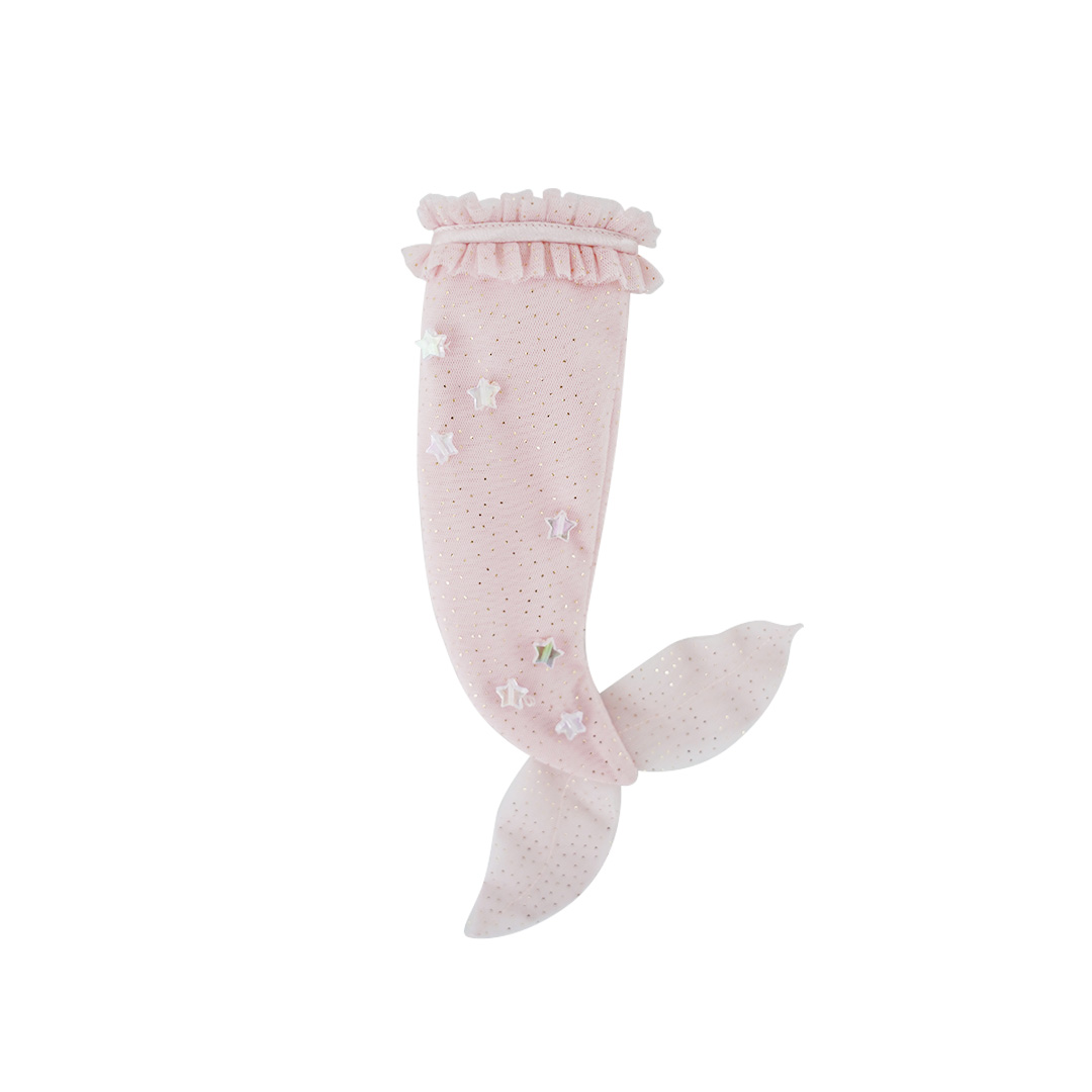 Coral Mermaid Cat Doll